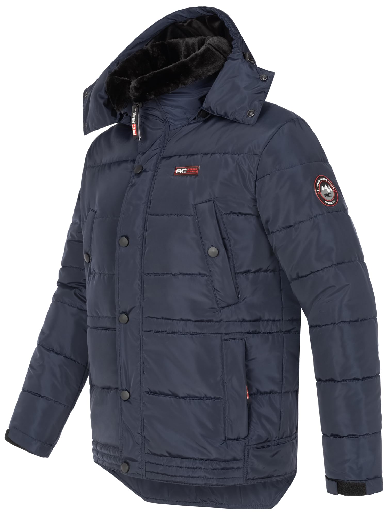 Rock Creek Winterjacke Herren mit Kapuze H-393