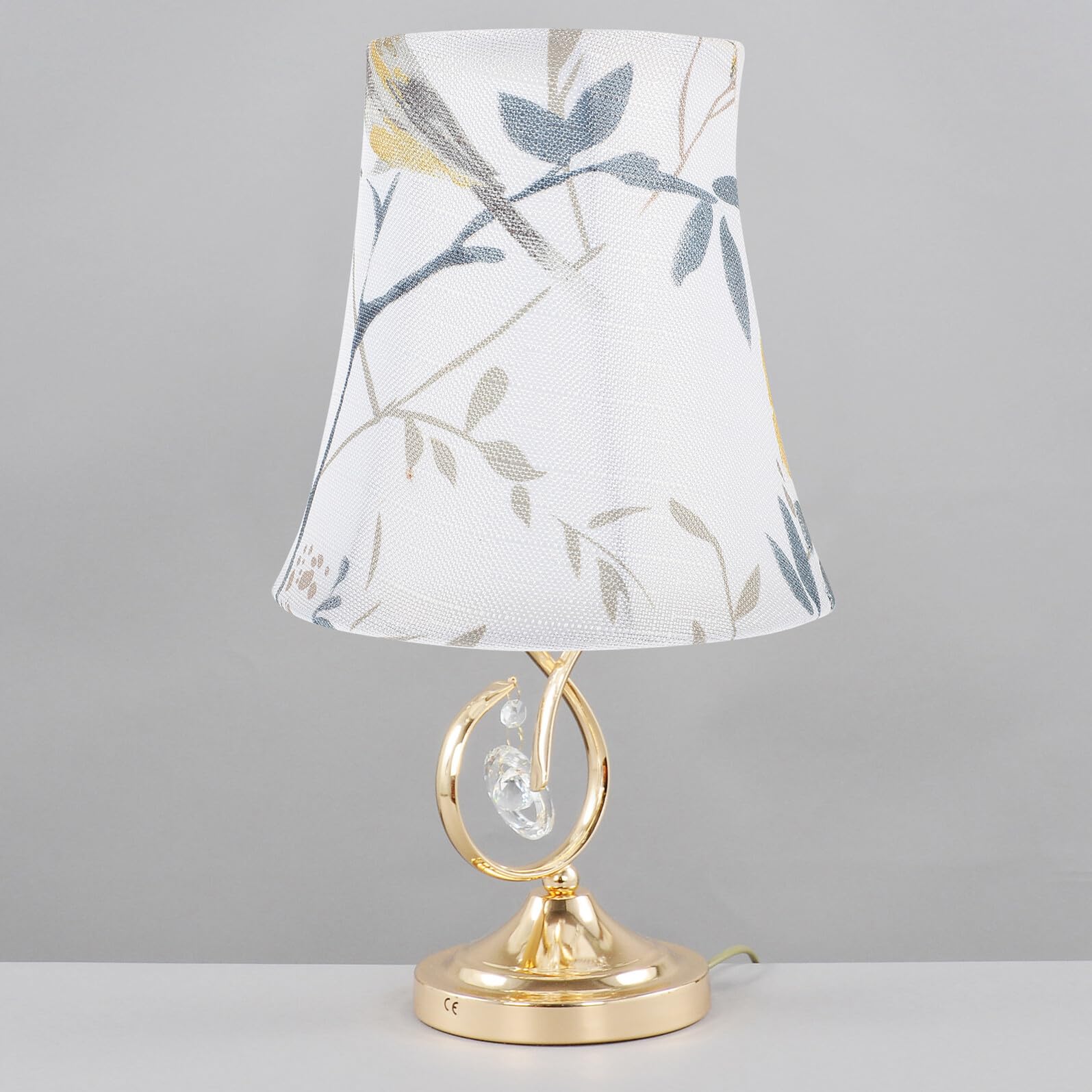 Kisangel Paralume in tessuto per lampade da tavolo da parete, paralume di ricambio leggero con luce ammorbidita, installazione semplice per camera da letto decorazione domestica