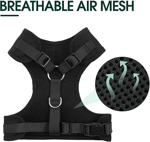 Miniatura 3 de Kuoser Arnés de esmoquin para perro, ajustable sin tirones para perros pequeños y medianos, traje de boda para mascotas con pajarita para fiesta