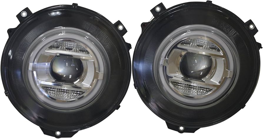 w463 ゲレンデ　後期ルック　グリル　ヘッドライトDAYライト 03y- Gクラス W463 ゲレンデ | LEDヘッドライトカバーセット