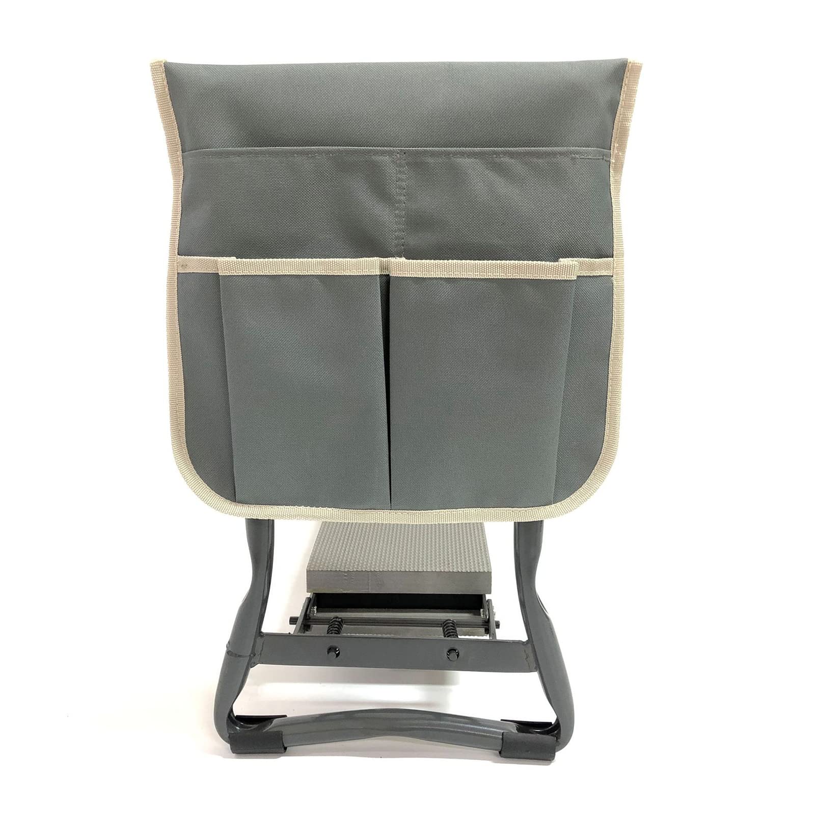 Sgabello inginocchiato Portatile da Esterno, Sedile inginocchiato da Giardino con Imbottitura per inginocchiarsi Addensato e 2 Grandi Borse per Attrezzi, per inginocchiarsi e sedersi