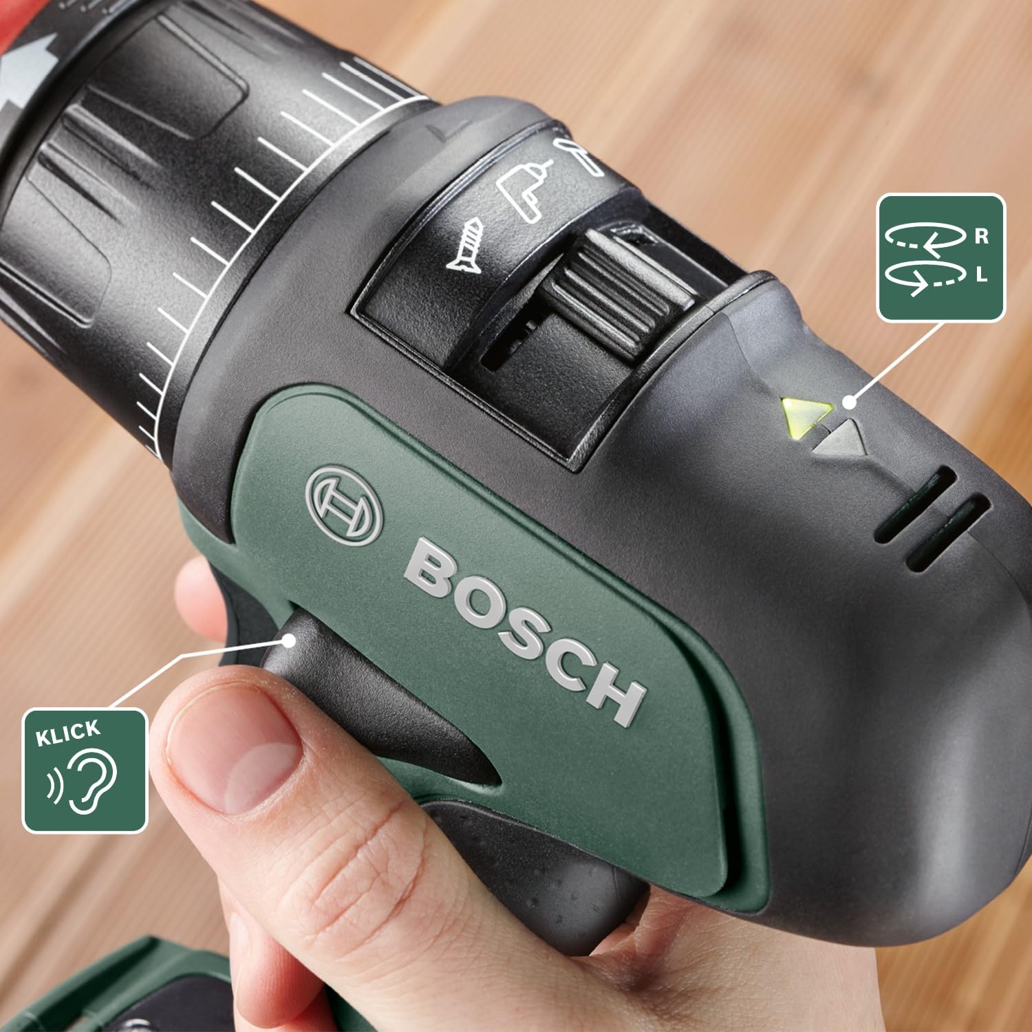 Bosch - Taladro combinado AdvancedImpact 18 (sin batería, sistema de 18 V, en caja)
