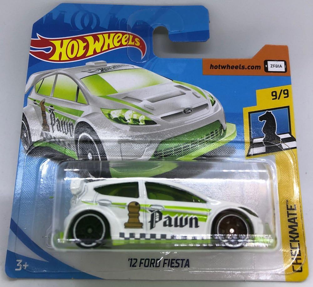 2018 '12 Ford Fiesta White & Green 9/9 Checkmate 263/365 (Short Card)