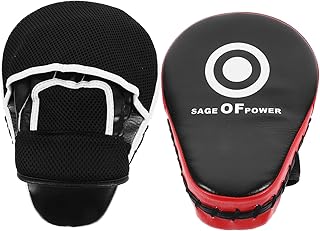 BESPORTBLE 2 Pares De Alvo De Mão De Boxe Kung Fu Pad Mma Acessórios De Treinamento Pads De Alvo De Boxe Taekwondo Pad De Treinamento De Boxe Luvas De Boxe Luvas De Treinamento Fitness