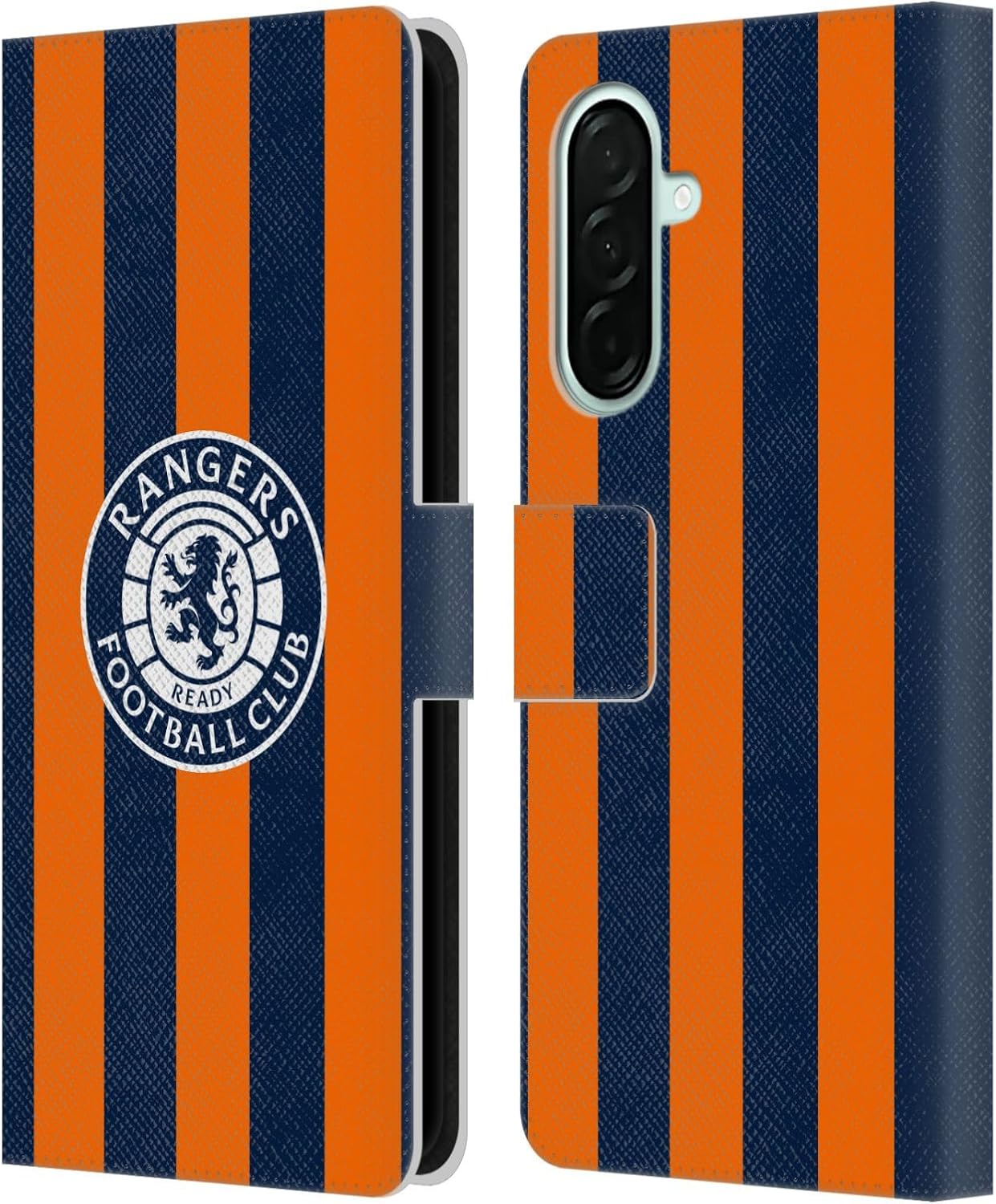 Head Case Designs Officially Licensed Rangers FC Third 2023/24 Kit Leather Wallet Case Compatible with Samsung Galaxy A26 5G