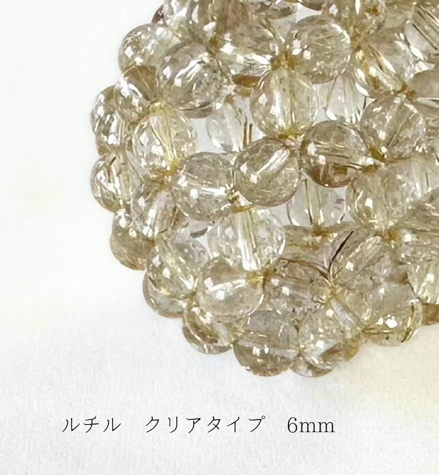 フラーレン　ルチルクォーツ　all 神聖幾何学フラーレン ルチルクォーツ 6ミリ 一粒万倍日 限定品