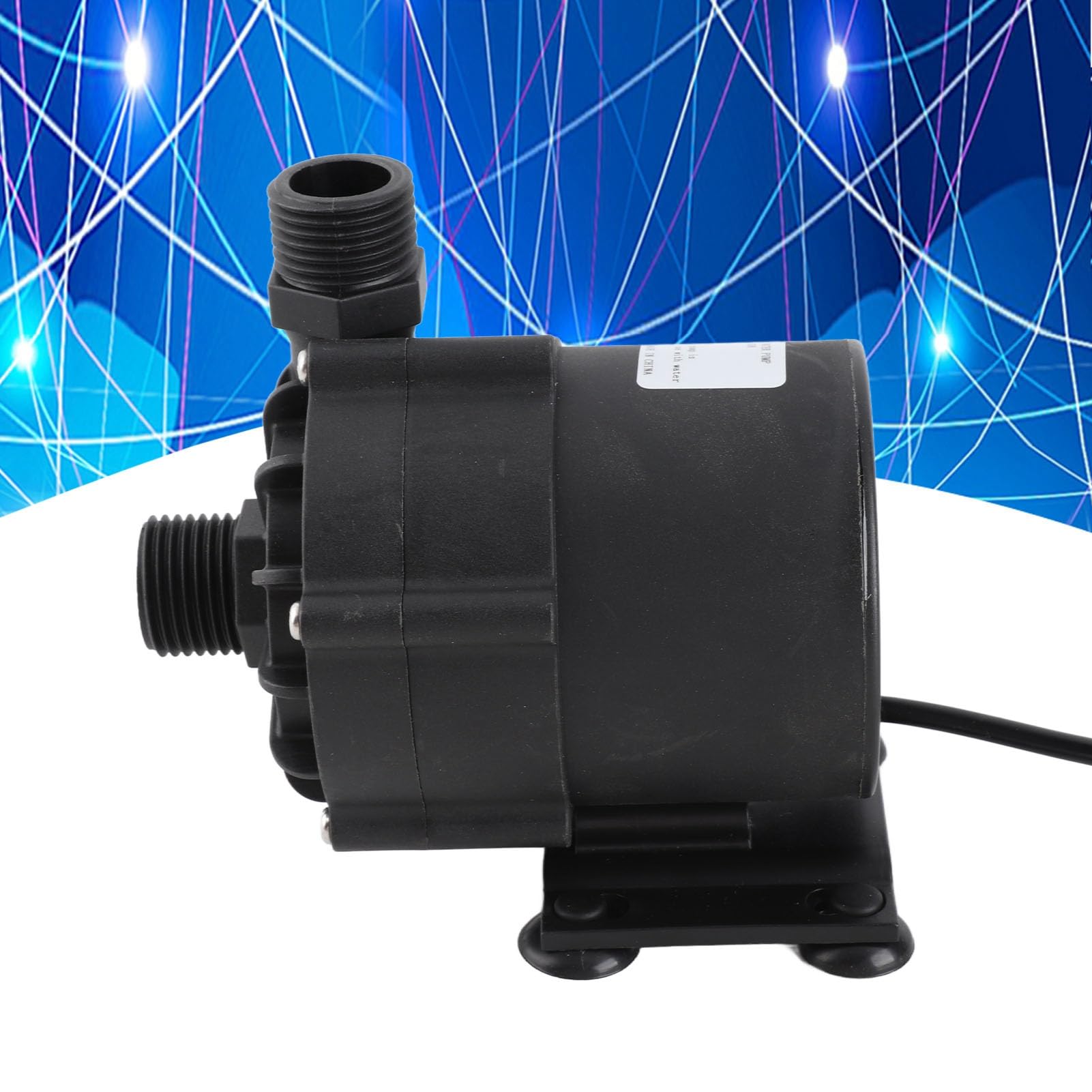 Bomba de agua sin escobillas DC 12V JT 60B ​​- Mini impulsor sumergible para acuarios y fuentes - Construcción en plástico de ingeniería con gran caudal de 2500 m3 por h -