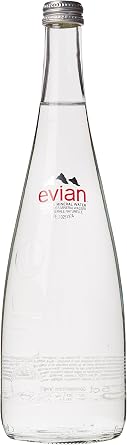 Evian Pure Natural Mineral Water, 750 ml