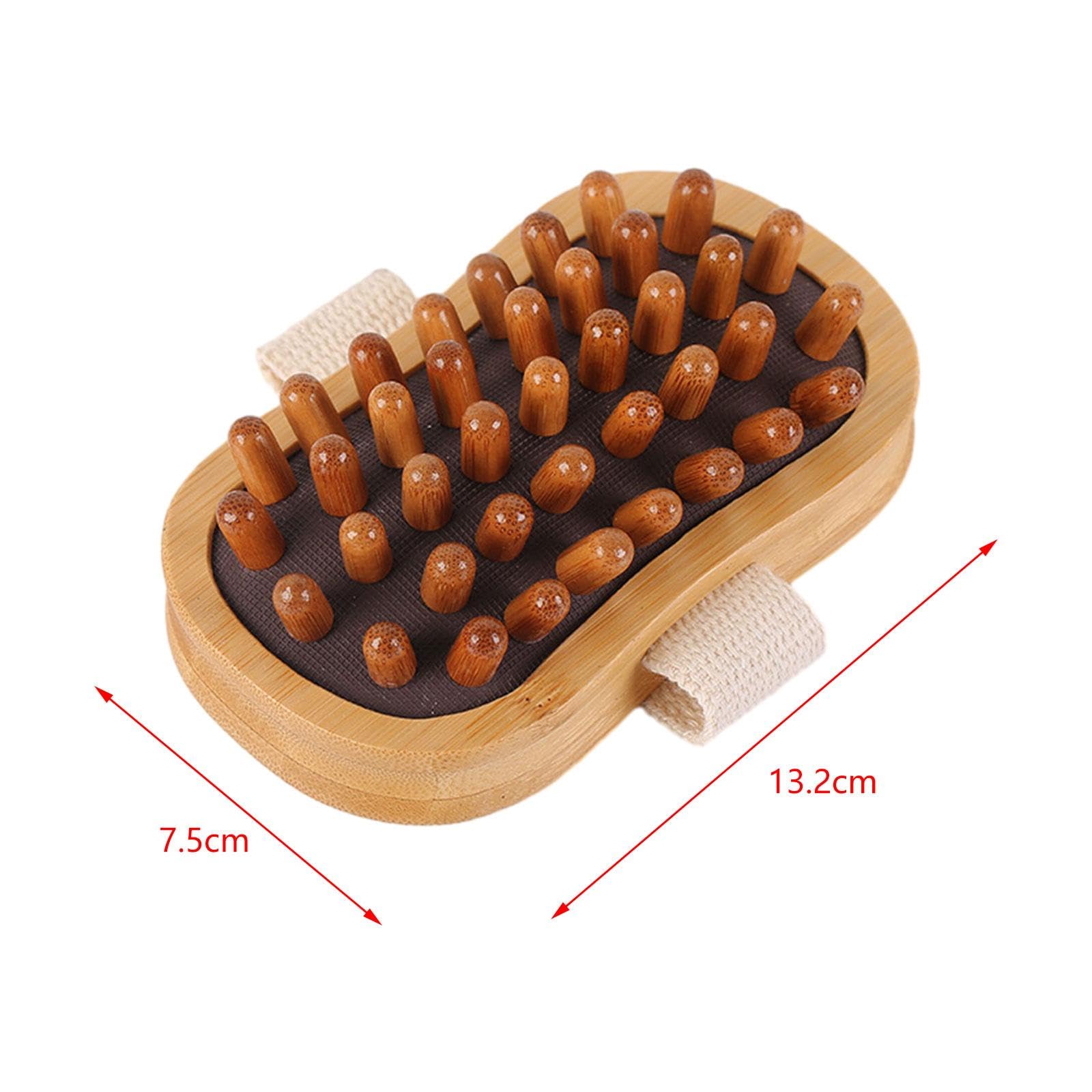 5 Cepillos de Madera para Masaje Corporal, Cepillo Masajeador Corporal, Herramienta para Esculpir El Cuerpo, Masajeador Manual de Mano, Cepillo