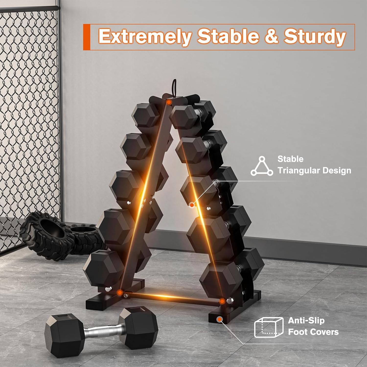 Maximize Your Workout Space: Review of the DERACY Heavy Duty Dumbbell Rack