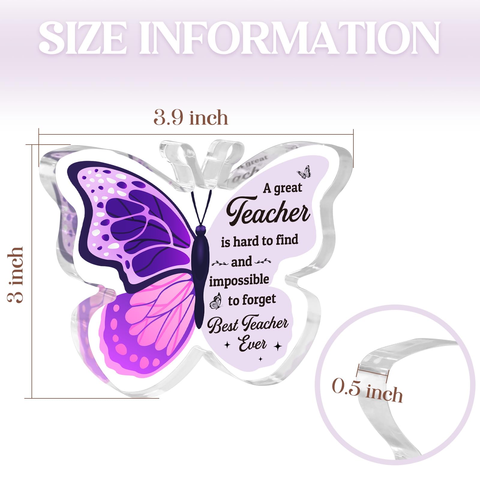 Teacher Gifts for Women/Men, Thank You Teacher Gifts from Student, Gift for Teachers Best Teachers Gift - Image 4