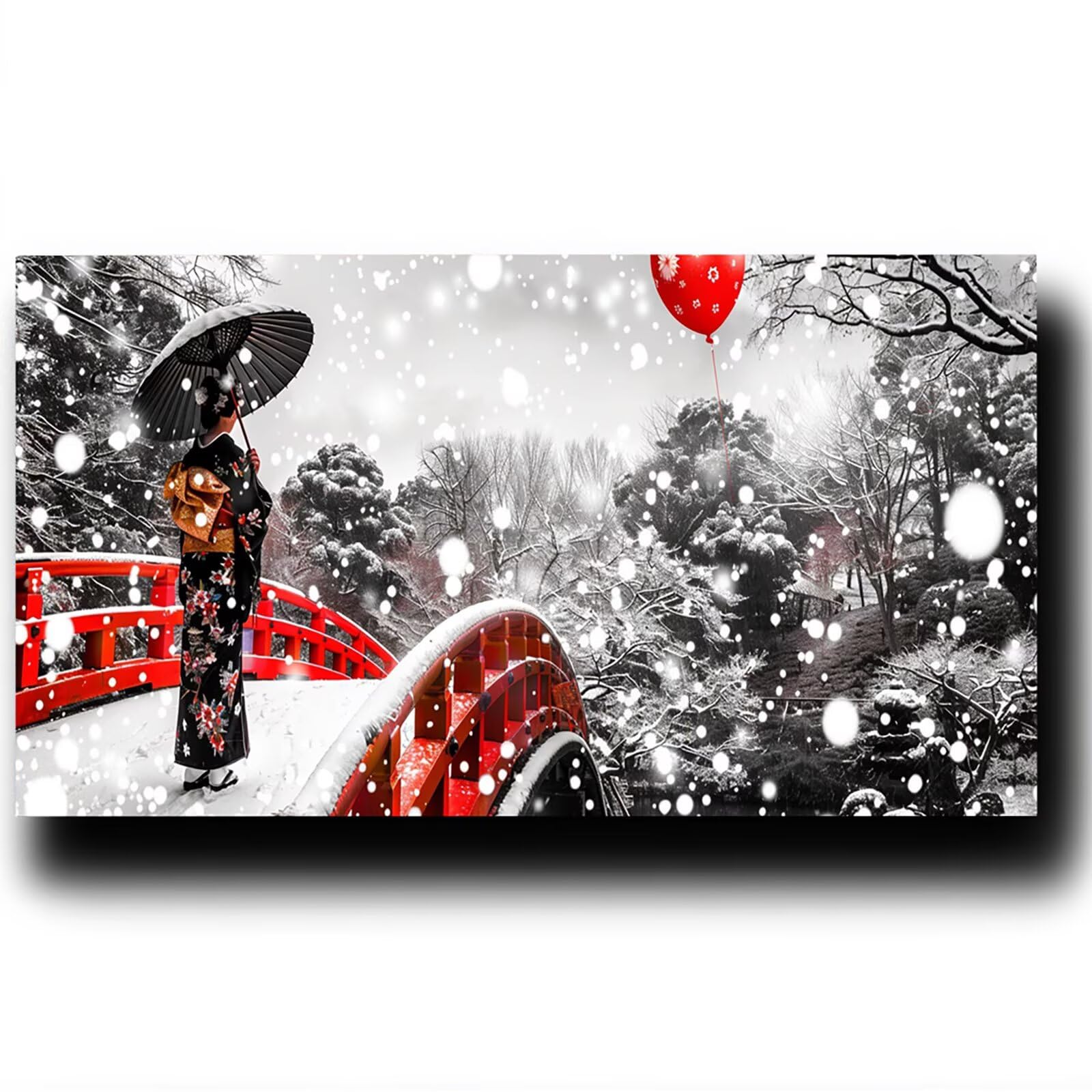 Pintar por Numeros Adultos Mujer, Pintar por Numeros Niños Kit Manualidades Adultos Puente Cuadros para Pintar por Numeros Pintura Acrílico, Cuadros Decorativos Regalos Para Mujer 80X160cm 7w-7-Y