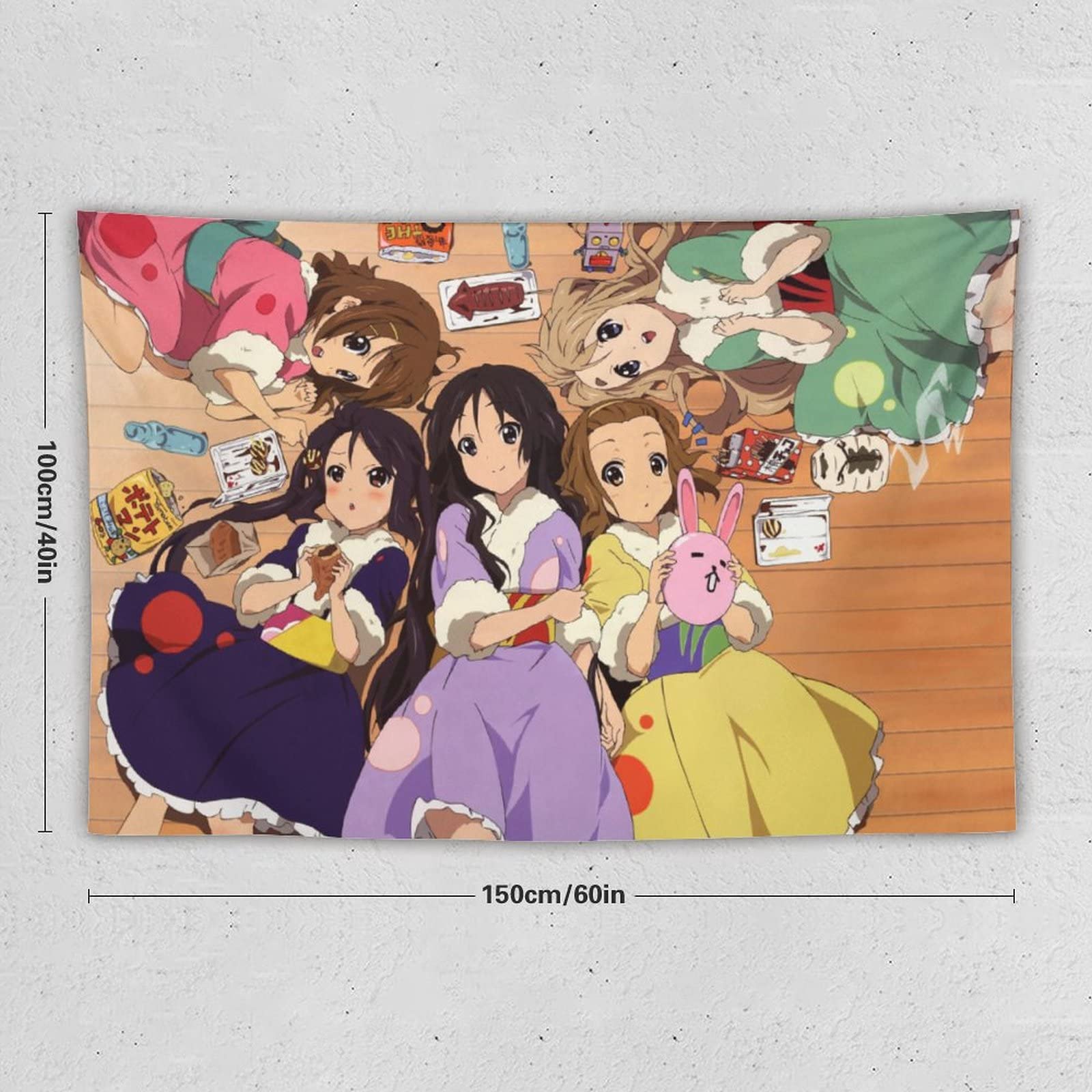 Amazon.co.jp: けいおん タペストリー アニメ タペストリー 壁掛け  