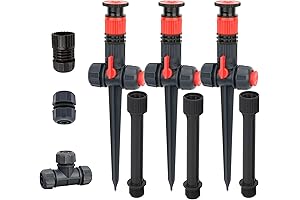 Eden 96093 Multi-Adjustable Sprinkler System for DIY Above Ground Watering