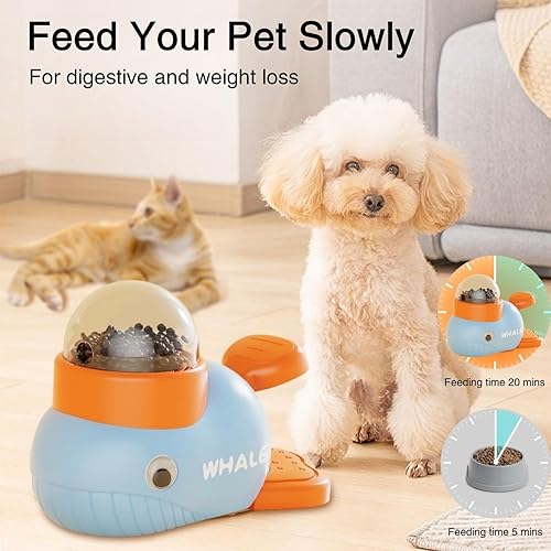 Miniatura 4 de Dispensador interactivo de golosinas para gatos, juguete interactivo de rompecabezas para perros, dispensador de alimentos para perros para