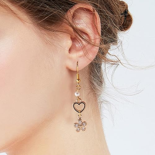 Miniatura 5 de COGCHARGER Colgantes de oso de peluche con circonitas cúbicas de latón para joyería, collares, pulseras y manualidades