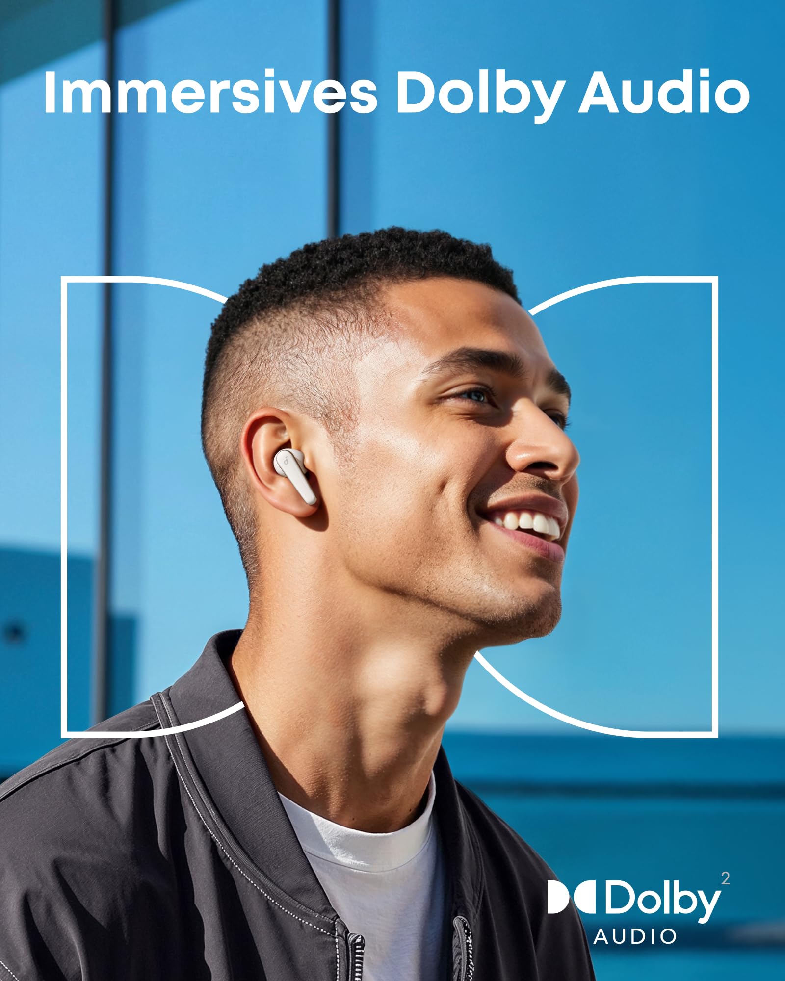 soundcore Liberty 5 by Anker, kabellose Noise Cancelling Earbuds, 2X stärkere Stimmreduktion, ANC in Echtzeit, Schnellladen, Dolby Audio, Surround Sound, Hi-Res, klare Telefonate (Generalüberholt)