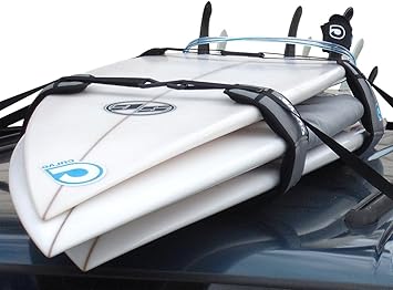 Surfboard Soft Rack Lockdown Premium Surfboard Car Racks by Curve Set of 2
