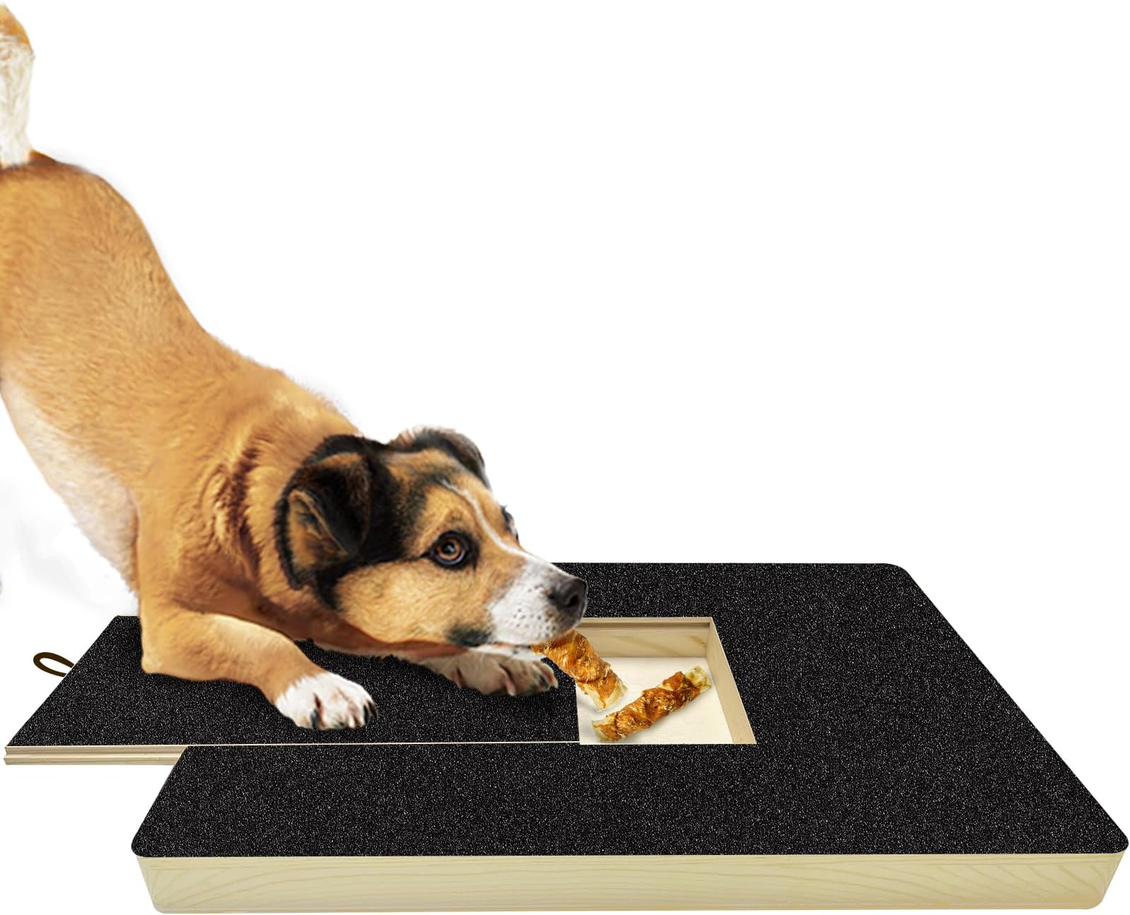 Dog Paw Nail Scratch Pad - Pet Nail File Board Trimming Scratcher Trimmer Box Emery Sandpaper Filing Scratchboard Polish Pads Anxiety Free for Sensitive Dogs (Nail Filing Board)The Forest Stewardship Council