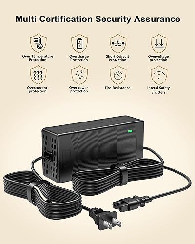 Miniatura 6 de WUKUR Cargador de 13.8 V N557514 compatible con fuente de alimentación DeWalt DCC020IB, repuesto para inflador de neumáticos DeWalt de 20 V,