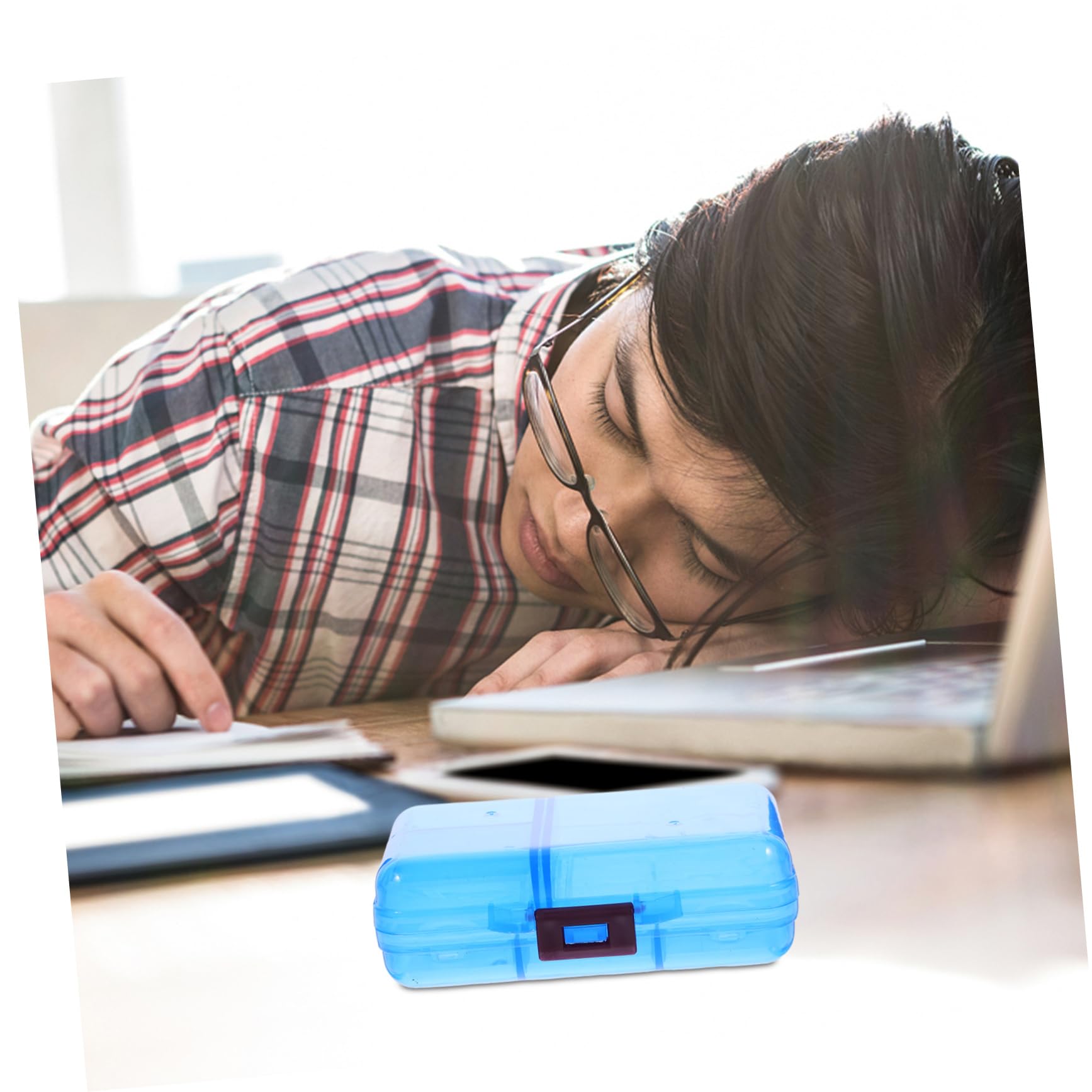 CALLARON 2 Pezzi Portapillole Portatile Porta Pillole Astuccio Settimanalmente Contenitori Di Medicina Portatile Custodia Organizzatore Di Medicinali Accessorio Marina Addominali