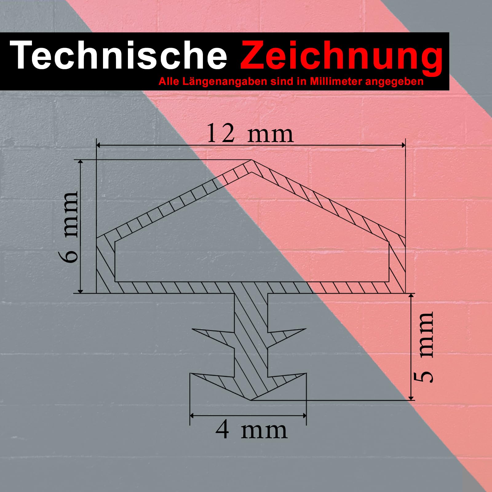 PRIOstahl Türdichtung flexible Dichtung Dichtband Gummidichtung Holztürdichtung - Weiss Länge: 200 Meter Falzbreite: 12mm Haustürdichtung Zargendichtung Zugluftstopper für Türen aus Weich-PVC