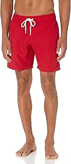 Men's Swimming Trunks with Mesh Lining, Pockets, Drawstring Closure