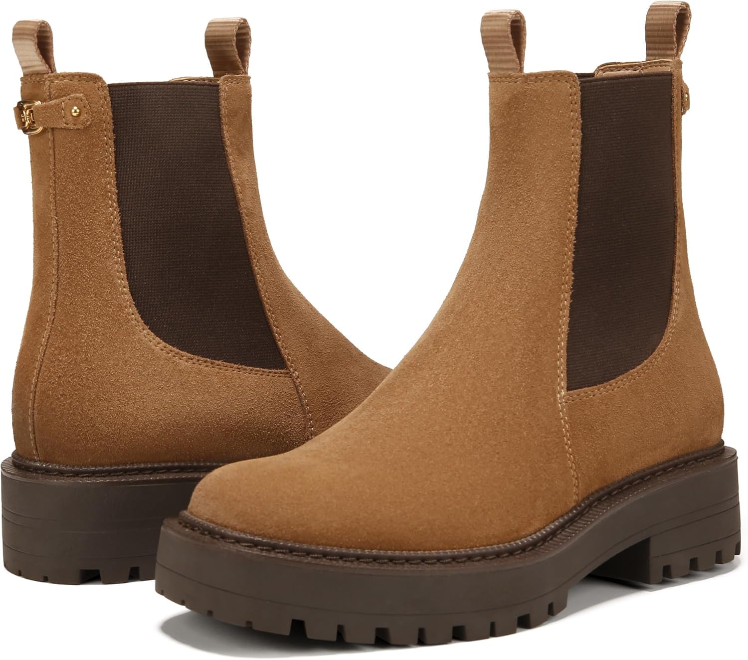 Sam Edelman Womens Laguna Chelsea Boot Almond Taupe