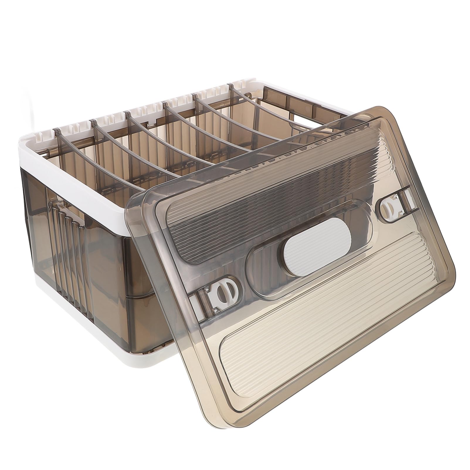 Alipis Scatola Portaoggetti Per Armadio Con 7 Griglie Organizer Pieghevole Per Vestiti Organizer Per Biancheria Intima E Cassetto Dellarmadio