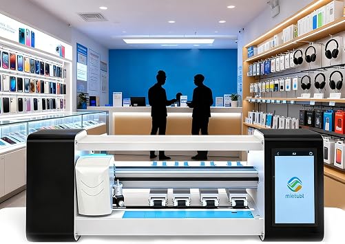 Automatic Film Cutting Machine, Mobile Phone Screen Protector Cutting Machine, With 5.5-Inch Touch Screen, Built-In 26,000+ Templates, Suitable For Smartphones, Watches And Tablets.