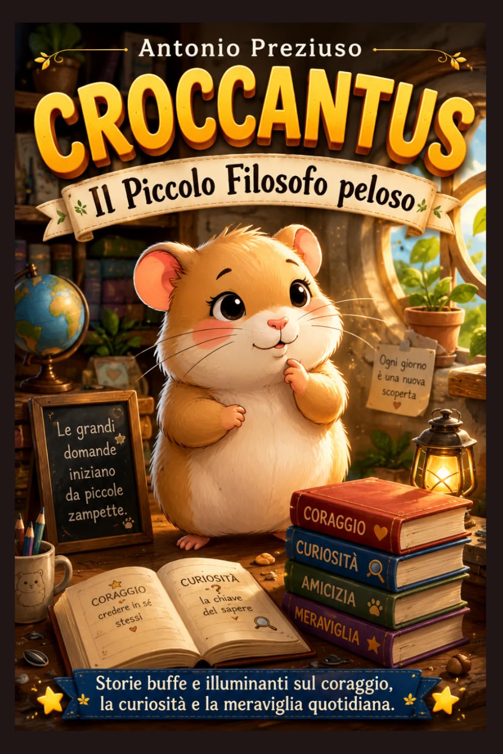 CROCCANTUS Il Piccolo Filosofo Peloso: Storie buffe e illuminanti sul coraggio, la curiosità e la meraviglia quotidiana.