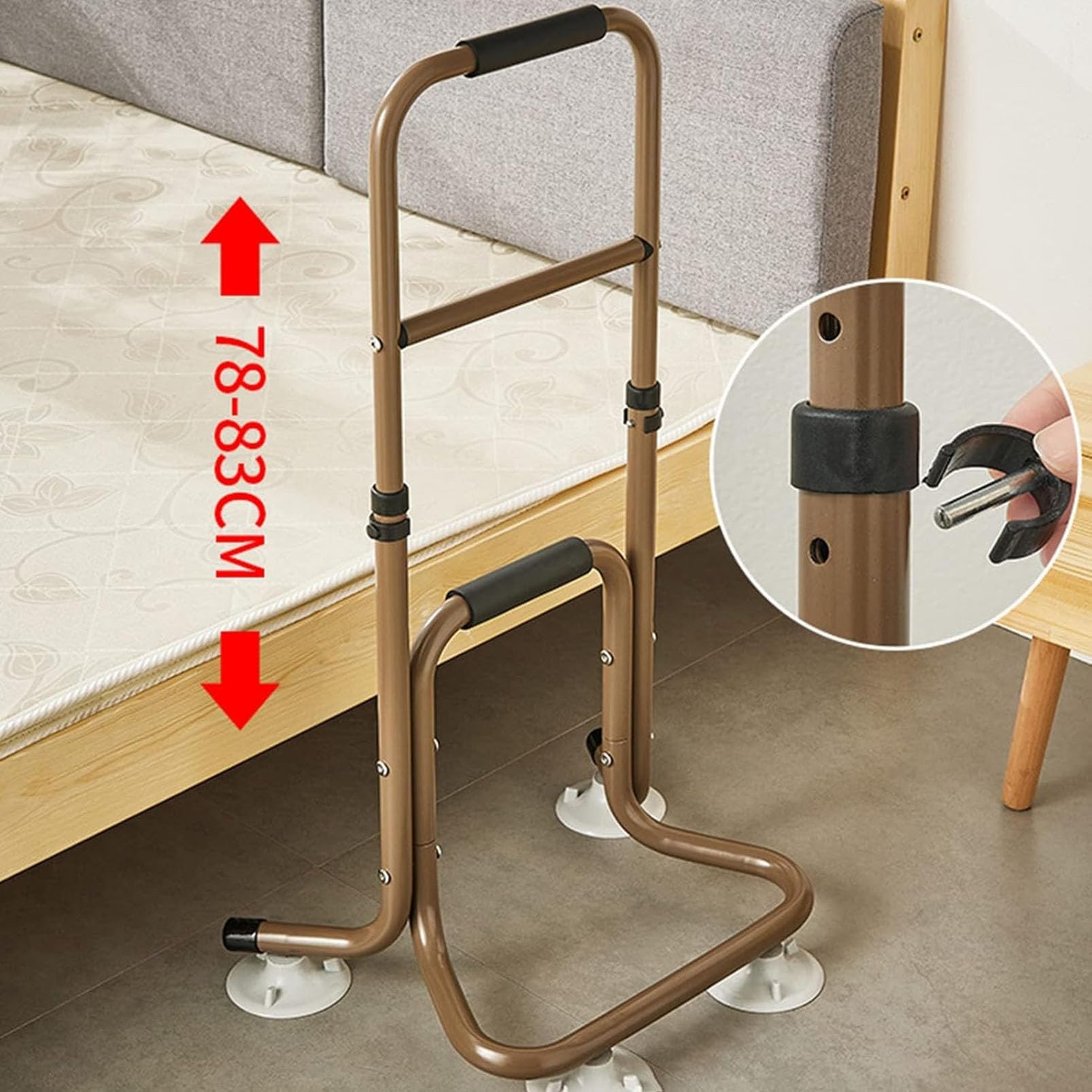 Asistente de soporte para silla, asistente de elevación del asiento para personas mayores, barra de agarre para cama, alturas ajustables, ayudas para la movilidad y la vida diaria utilizadas para per