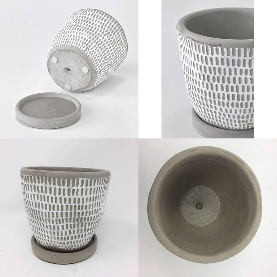 大鉢3 テラコッタ植木鉢 3鉢セット 10号 8号 6号 底穴あり イー