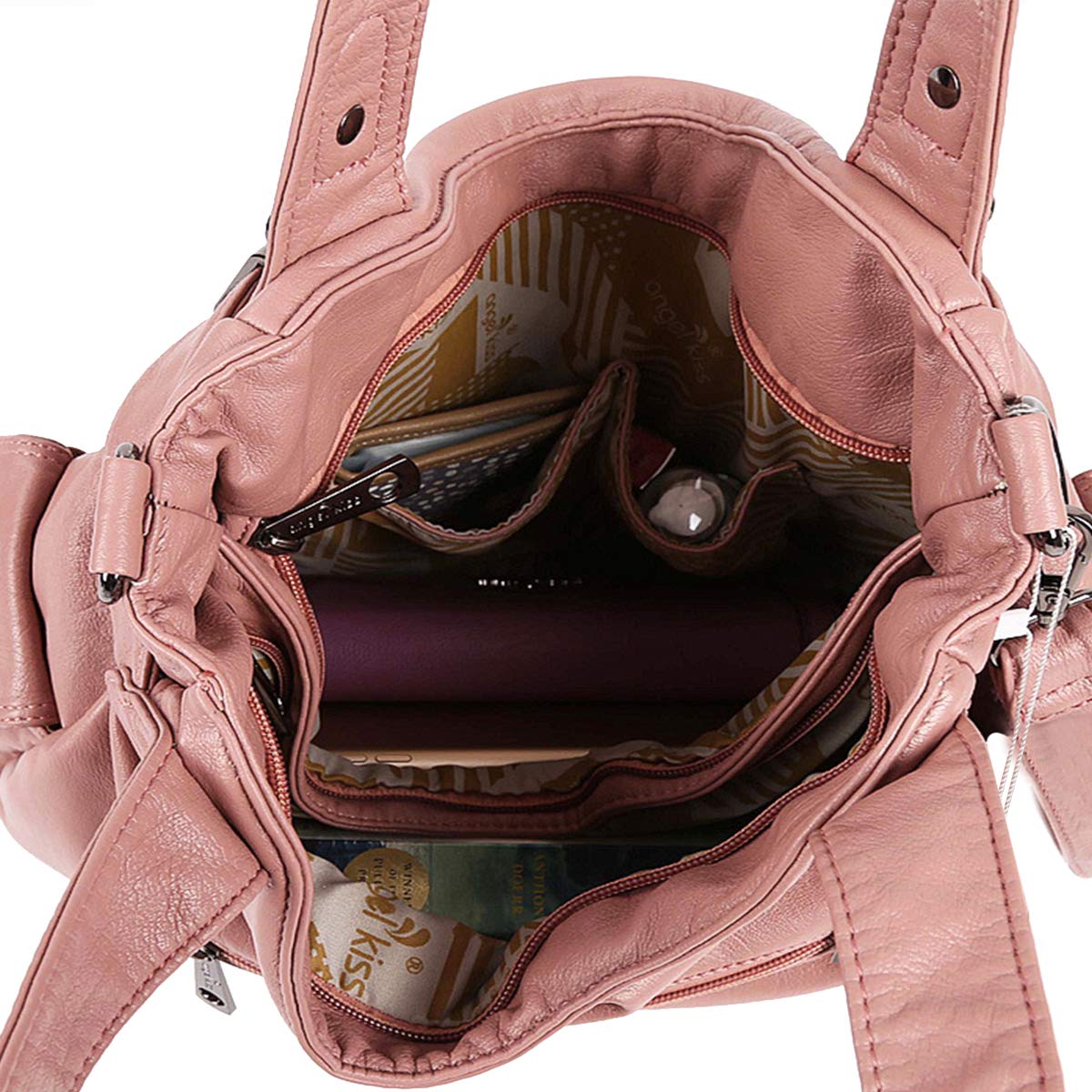 NICOLE & DORIS Borsa a Tracolla Spalla Grande PU Pelle Donna Borsa Messenger da Lavoro Retro Borsa a Mano Progettista Borse Tote Manico Superiore
