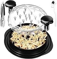 Vista 17 de Trituradora de pollo de alta calidad, trituradora de pechuga de pollo de grado alimenticio y picadora de carne con mango ergonómico antideslizante