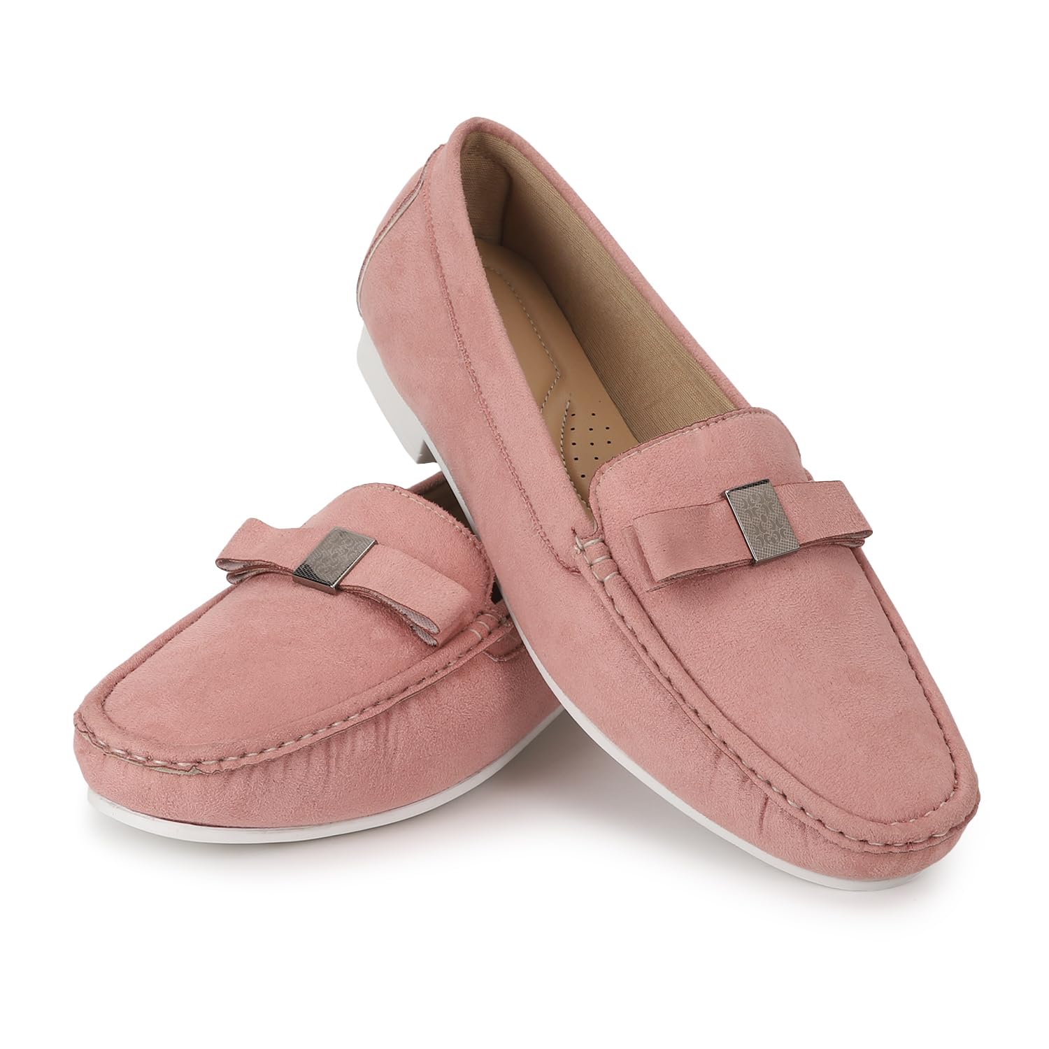 Bliss Comfortable Slip On Semi Casual Loafer for Women | Stylish Fashion Moccasins Range | Cushioned Footbed Finish | Flexible | Style & All-Purpose | Formal Office Wear Shoe