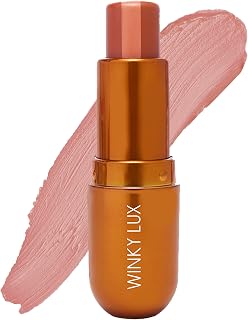 Winky Lux Pumpkin Spice Latte Tri-Color Tinted Lip Balm – Hydrating Balm, Sheer Pink Tint, Lip Care with Jojoba Oil & Vitamin E, Moisturizes & Softens Dry Lips, Buttery Soft with Pumpkin Spice Scent
