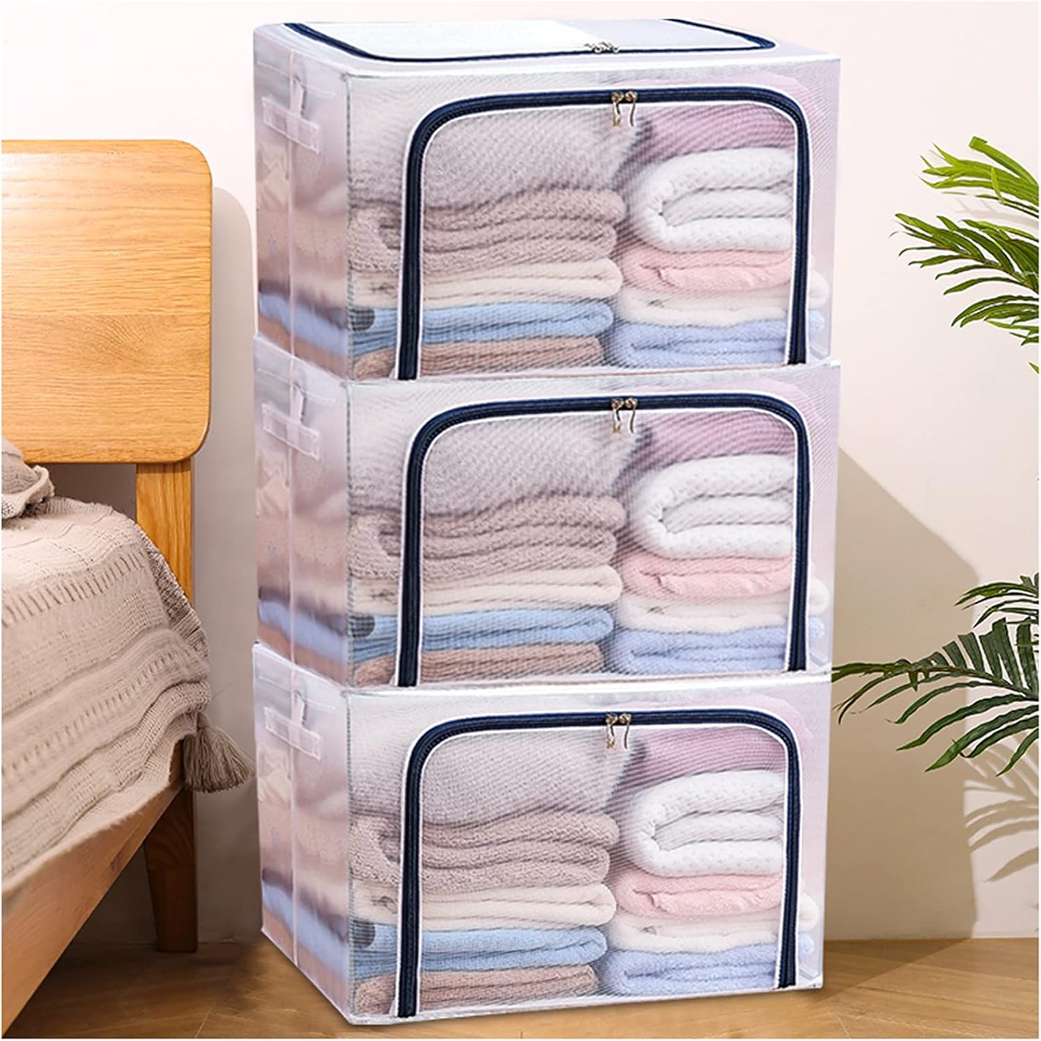 Storage Bag Organizer, Clothes Storage Box, Home Wardrobe