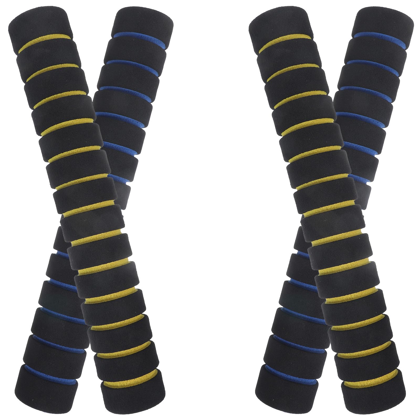 2 Paires de Manchons Antidérapants en Mousse pour Pagaies de Kayak, Protection des Mains, Faciles à Utiliser, Longueur 22 Cm, Accessoires pour Kayaking