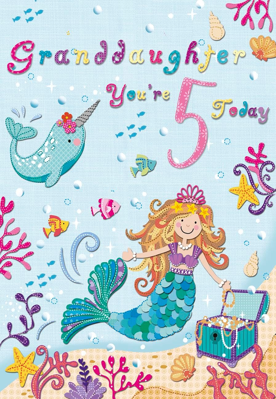 Birthday Cards For 5 Year Old Granddaughter