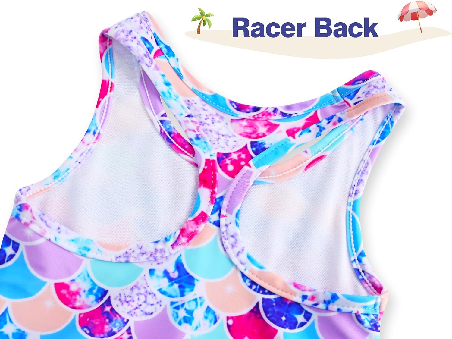 Girls Swimsuits Two Piece Tankini Multicolor Bathing Suits with Boyshort Summer Beach Swimwear Set