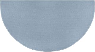 Gusengo Fireplace Hearth Rug, Fire Retardant Floor Protection Mat, Non Slip Half Round Carpet Hearth Mat Protects Floors Rug From Sparks Embers, Fireplace Fire Retardant Area Rug