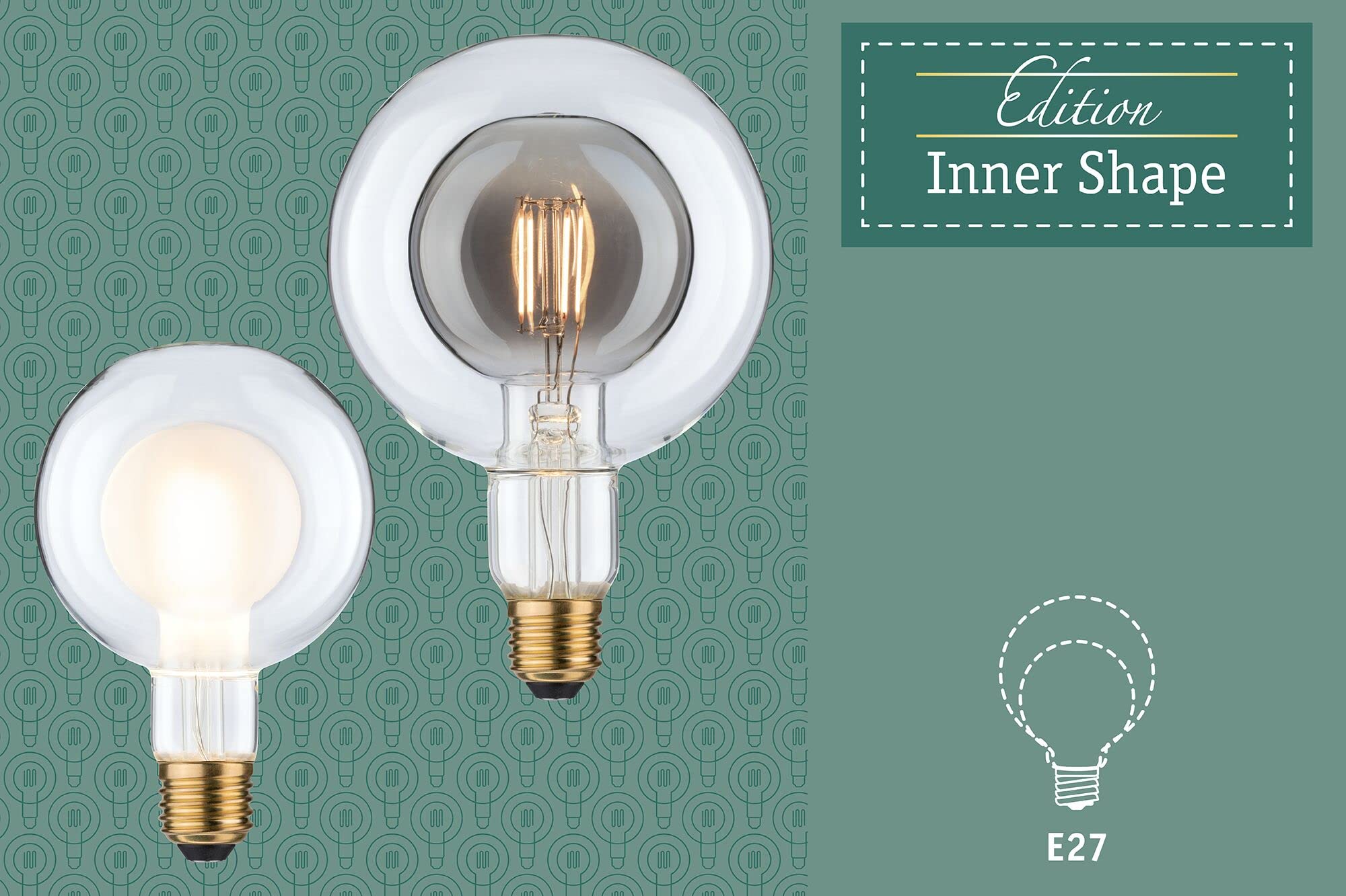 Paulmann 28768 LED lamp Inner Shape G95 Globe 4 watts dimmable lamp matt efficient Light Warm White 2700 K E27 - Image 4