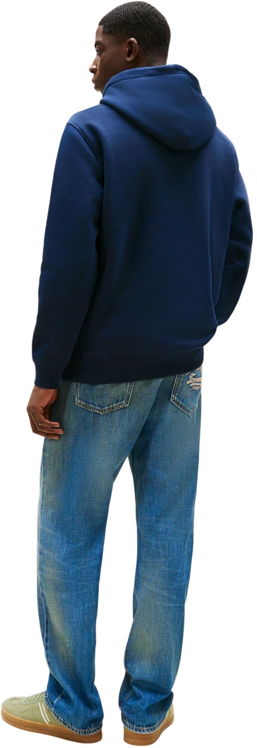Tommy Jeans Herren Hoodie Linear Logo mit Kapuze