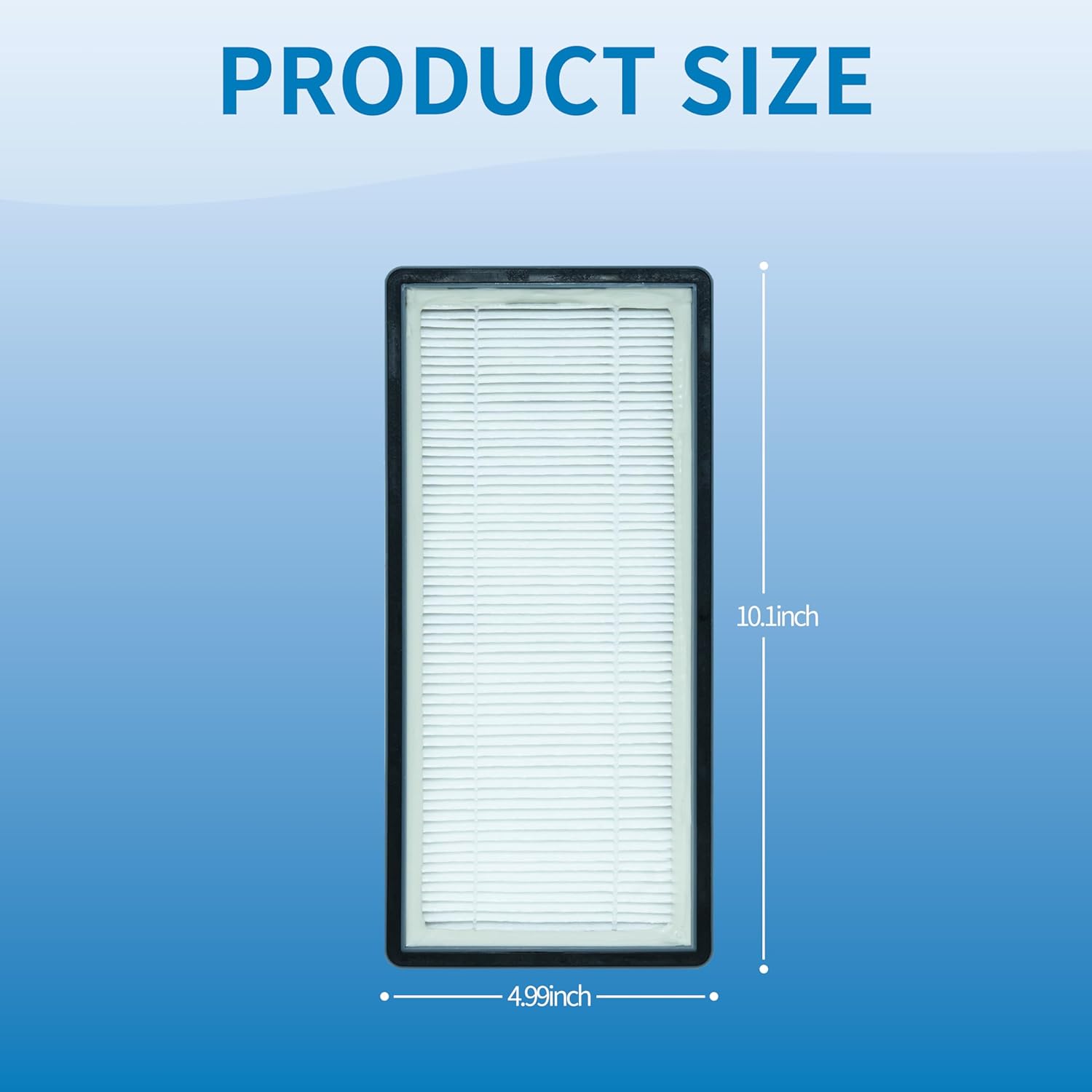 A/D/H Replacement Filter, Compatible with Filtrete FAP-TT-ADH and Holmes HAP9243/HAP9415/HAP9423 Air Purifier, Compare to Honeywell HPA060(BWM), 2 Pack (ADH-H13)