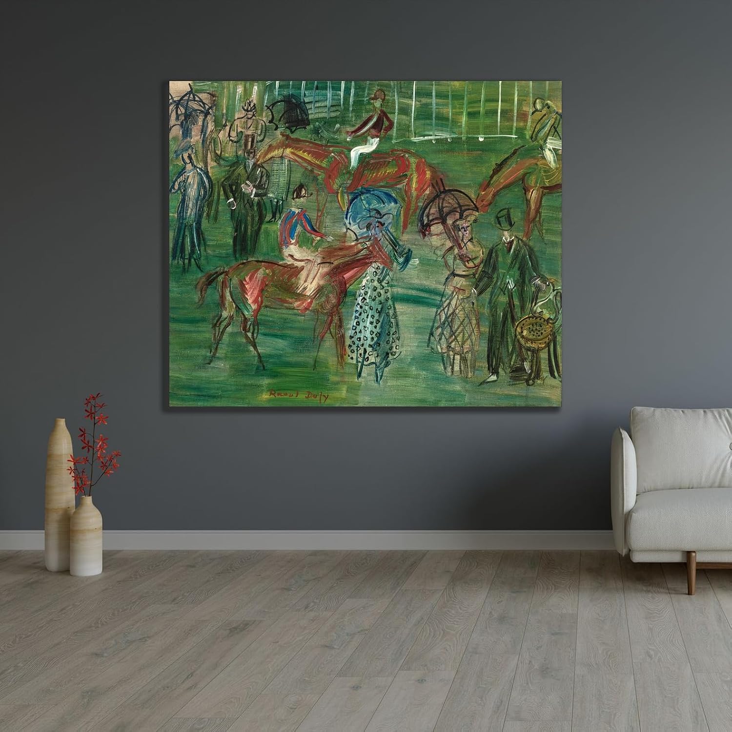 ArtDirect The Hairy Man (circa 1950) Unframed Art Print Giclee Poster by Raoul Dufy - Ready for Framing with Customization Sizes 10x8, 13x11, 19x16, 29x24, 43x36 and 58x48 inches