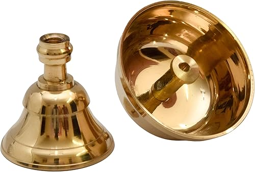 Miniatura 5 de Soporte Akhand Jyothi Pyali de latón puro  Nanda Table Diya para Pooja & Home Temple (3.2 pulgadas, paquete de 2)