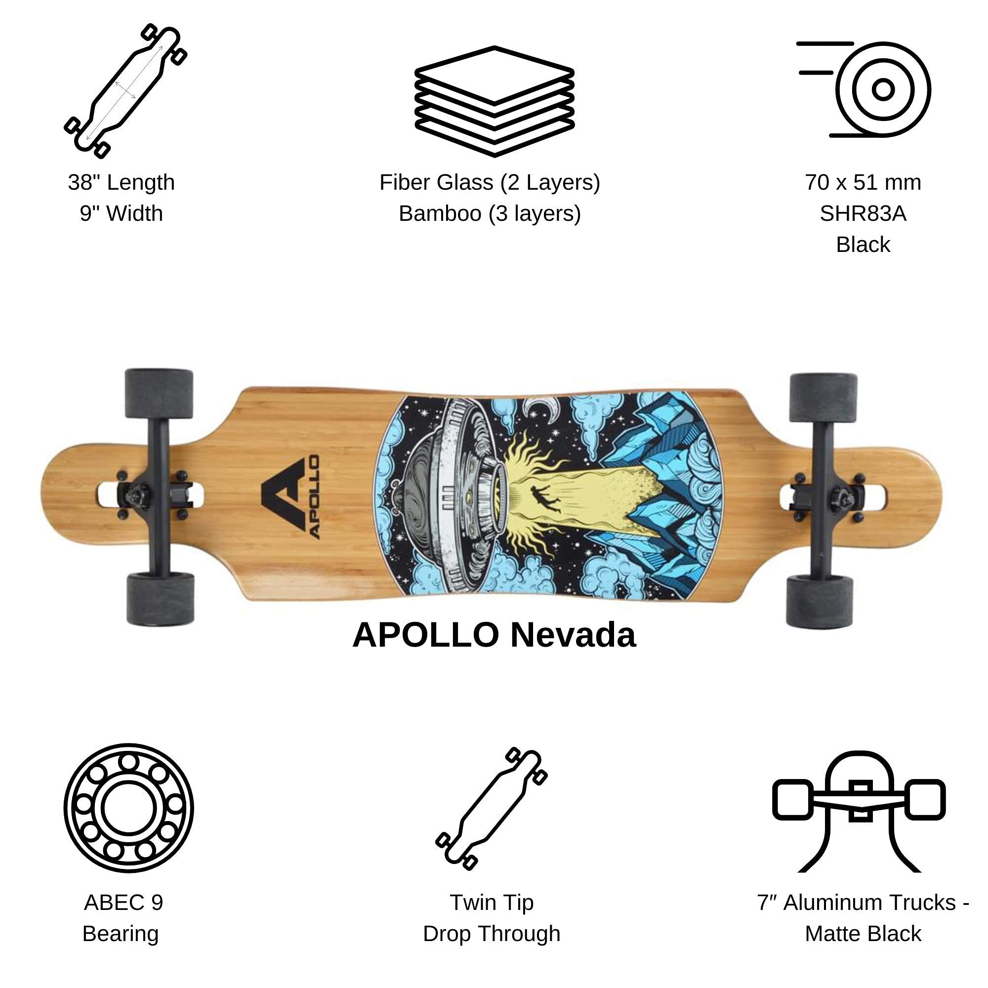 Apollo longboard amazon Clearance