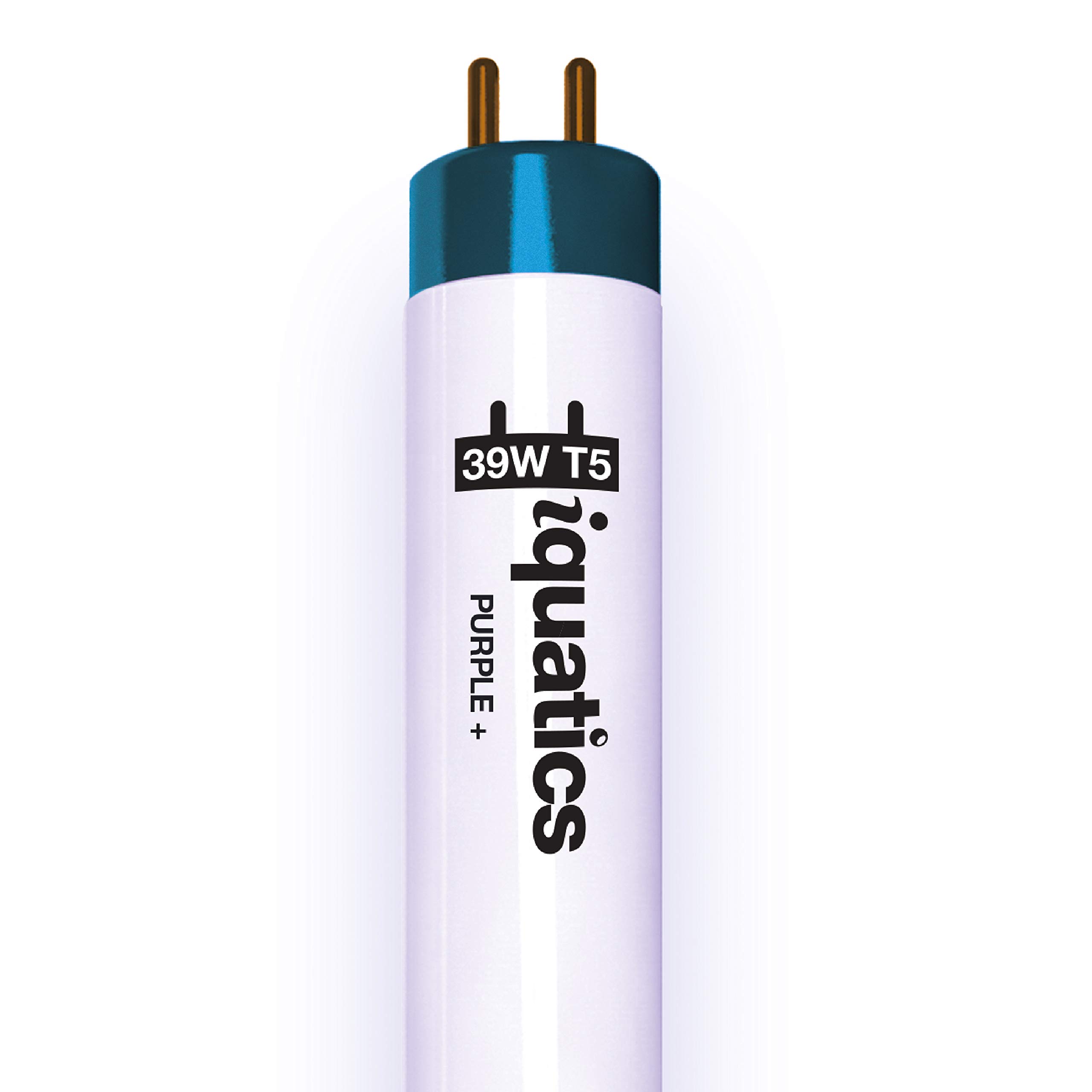 iQuatics Aquarium Fish Tank Fluorescent Light Bulb T5, Purple, 39w 850mm 34"