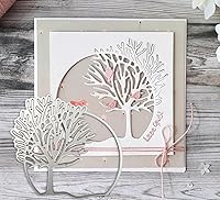 Hinanana Tree Border Frame Metal Die Cuts - Wedding Background Stencils for DIY Scrapbooking, Embossing Cards, Crafts & Albums